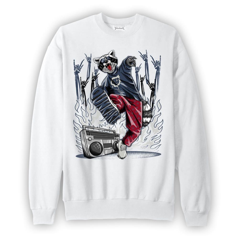 Sweatshirt To match Retro Olympic 6s Sweatshirt - Hip Hop Raccoon Graphic