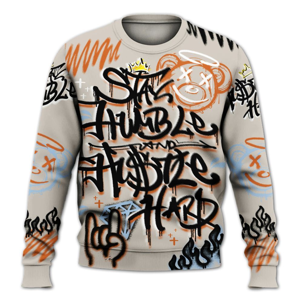 Sweatshirt To Match SE Craft 5s - Humble Drip Streetwear Graffity All Over Print