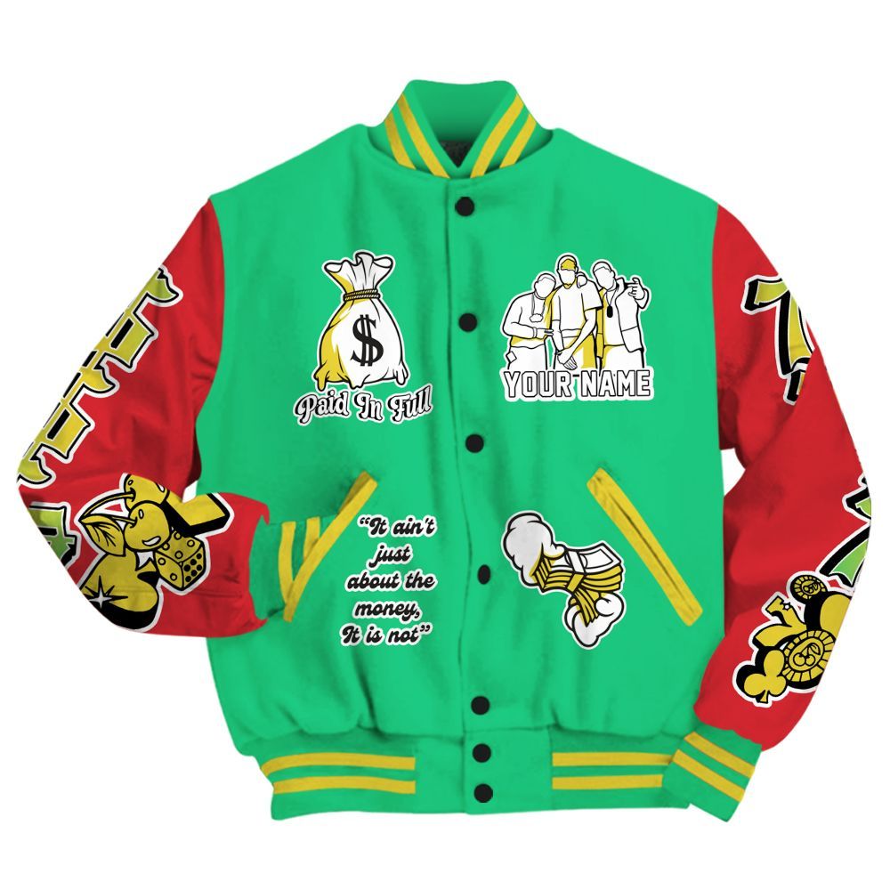 Varsity Jacket To Match Ja 3 Jurassic Park Explorer - Paid In Full Baseball Varsity Jacket Custom Name All Over Print