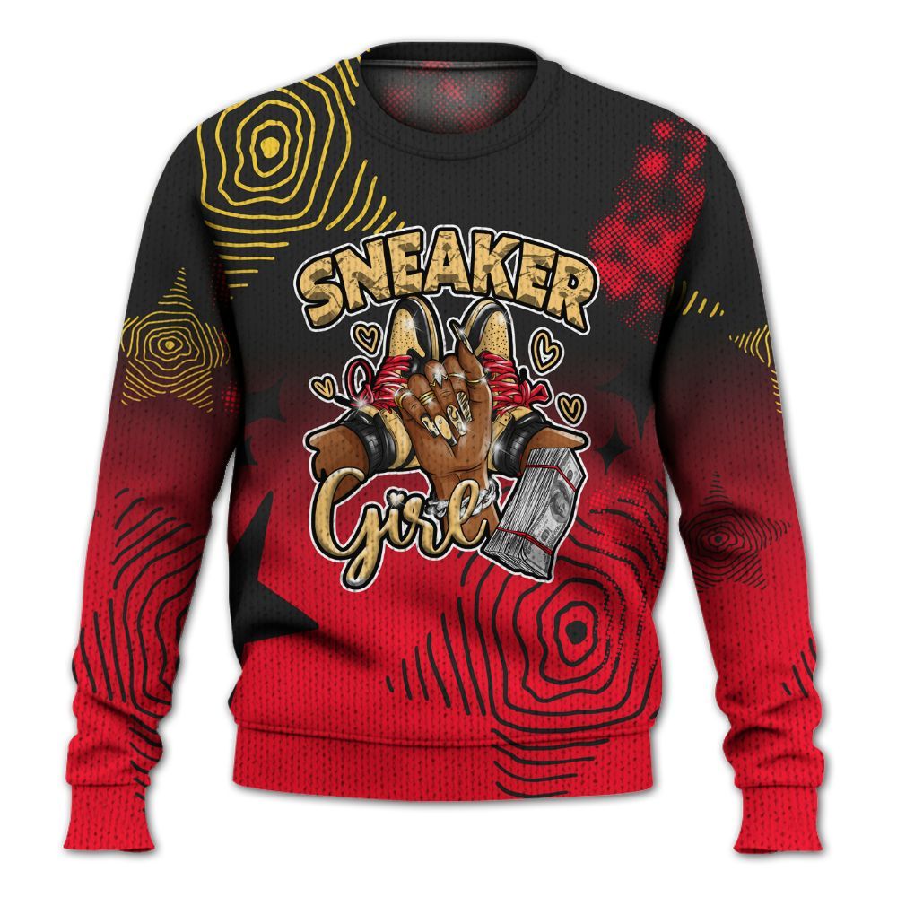 Knitted Sweater To Match KD 18 Air Bakin - Sneakerz Girlz Unique Starz