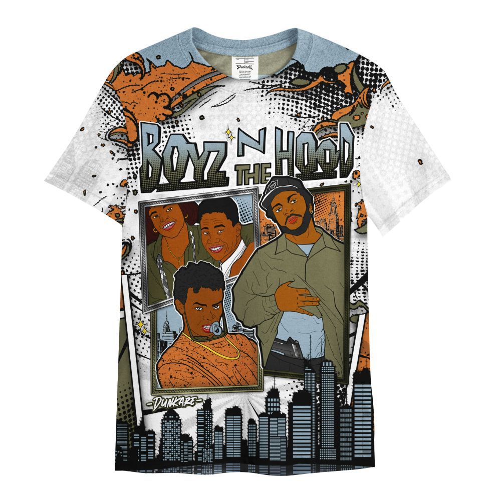 Shirt To Match Olive 5s - Movie BoyzZ The Hood All Over Print