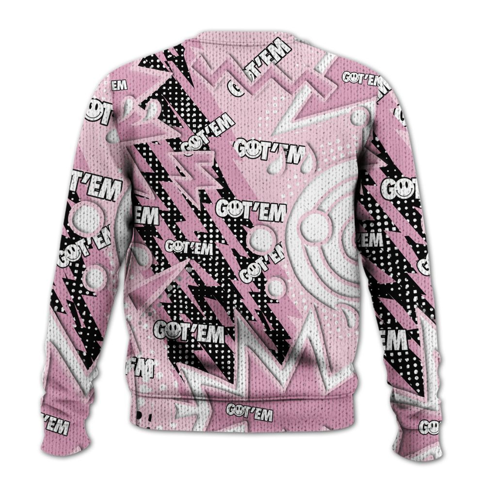 Knitted Sweater To Match Orchid 4s - Retro Vintage 90s