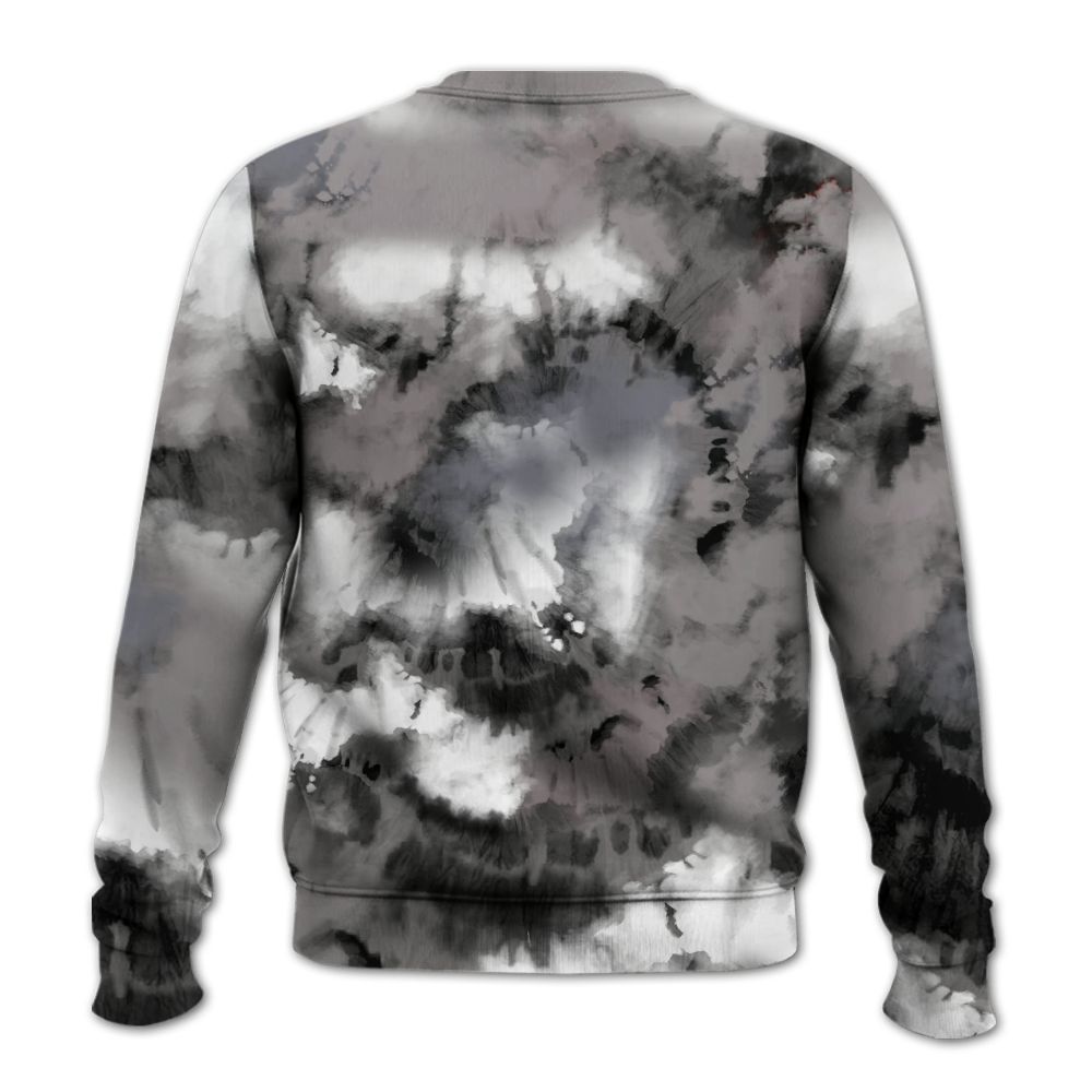 Sweatshirt To Match Cool Grey 11s - God Blessed Tie Dye All Over Print