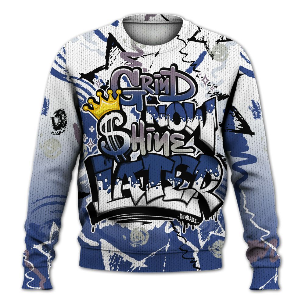 Sweater To Match Low OG Voodoo Alternate 1s - Grind Shine Later Drip Graphic
