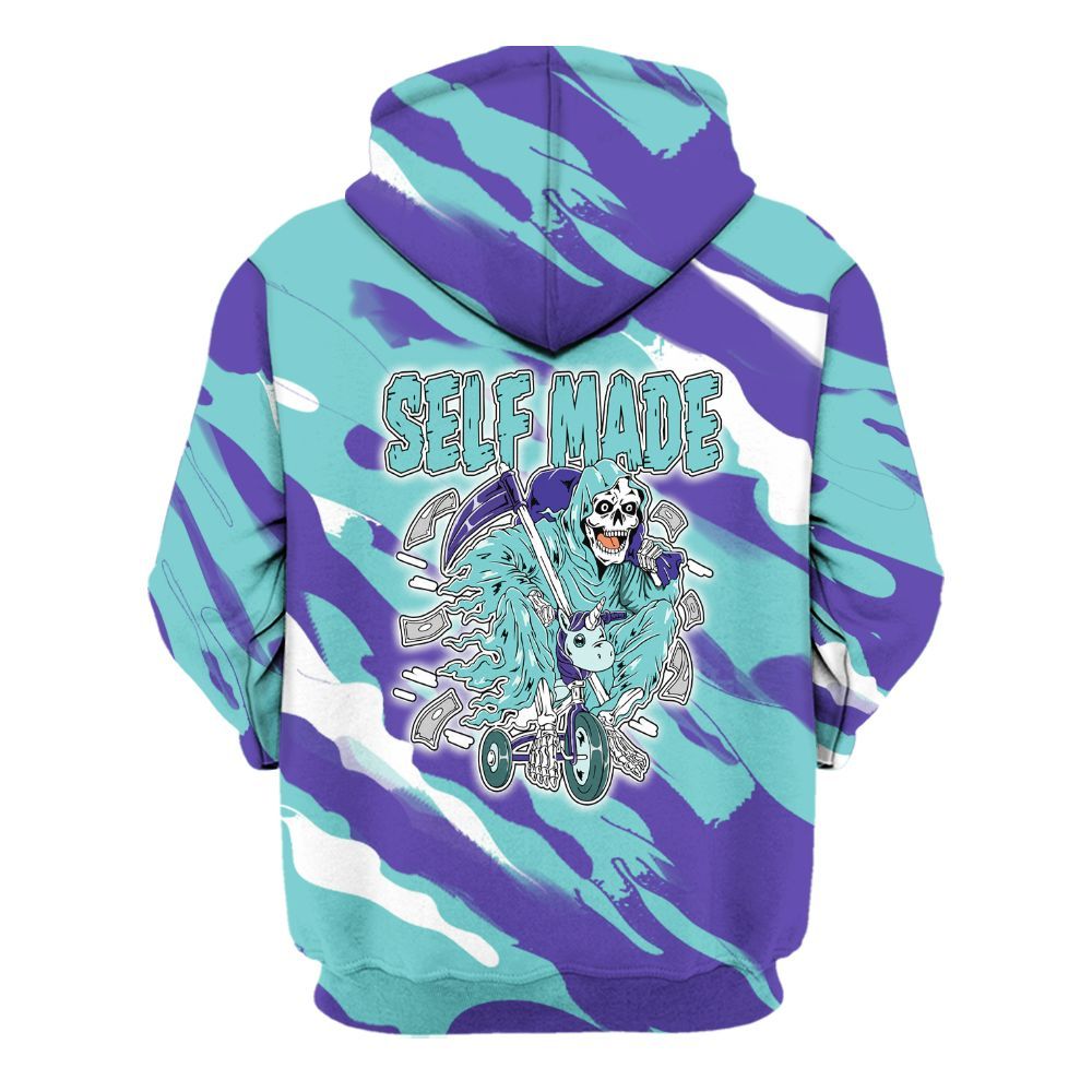 Hoodie To Match Low Hornets 1s - Self Make Skeleton Colored All Over Print
