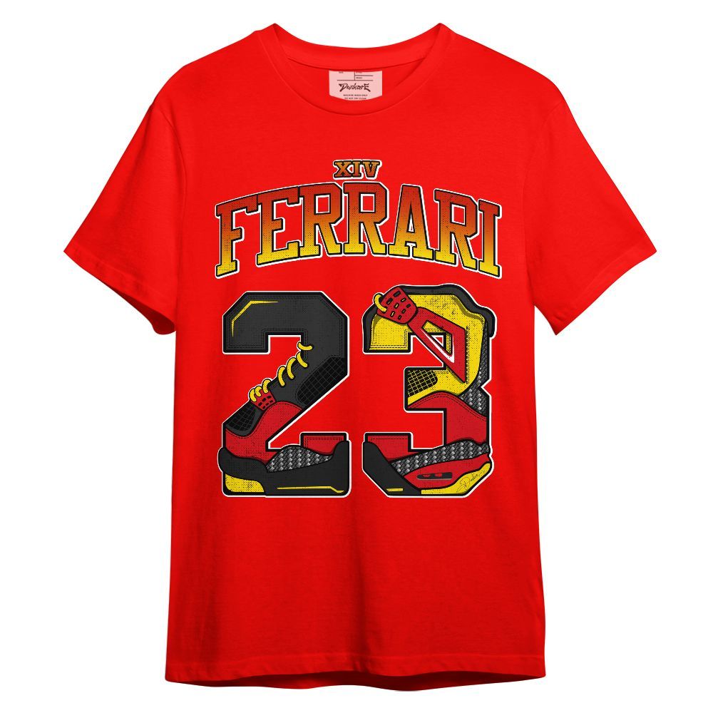 Shirt To Match Ferrari 14s - Number 23 Dirty 4s Graphic