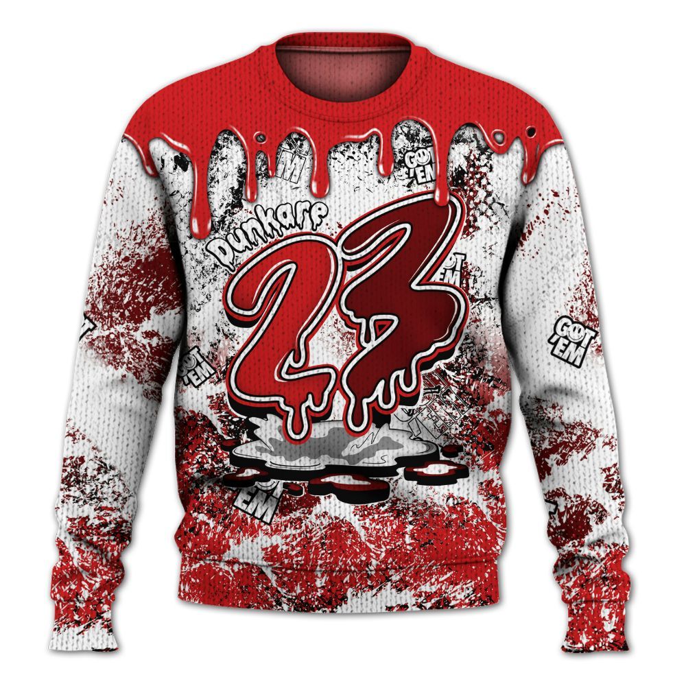 Knitted Sweater To Match Low Bred 11s - Dripping 23 Drip