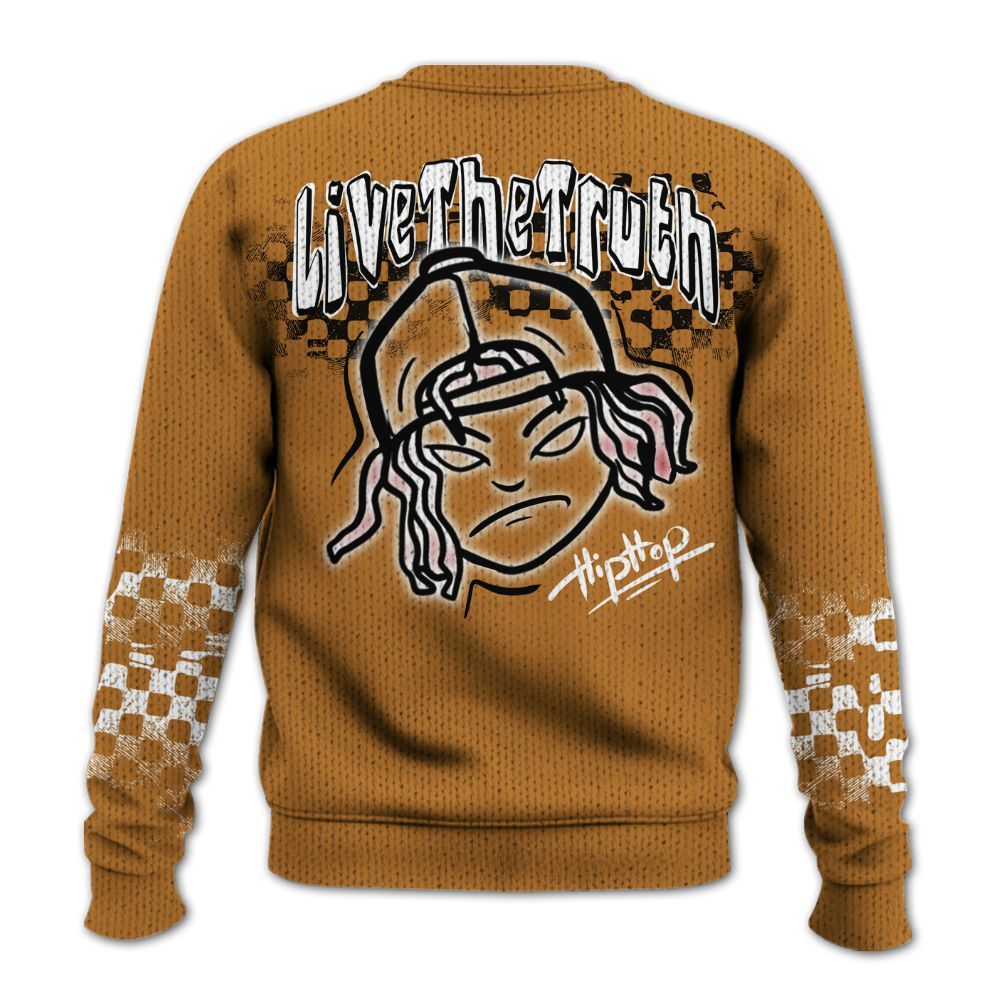 Knitted Sweater To Match Air Max Plus Sunset Swarovski - Feel Life Street Style