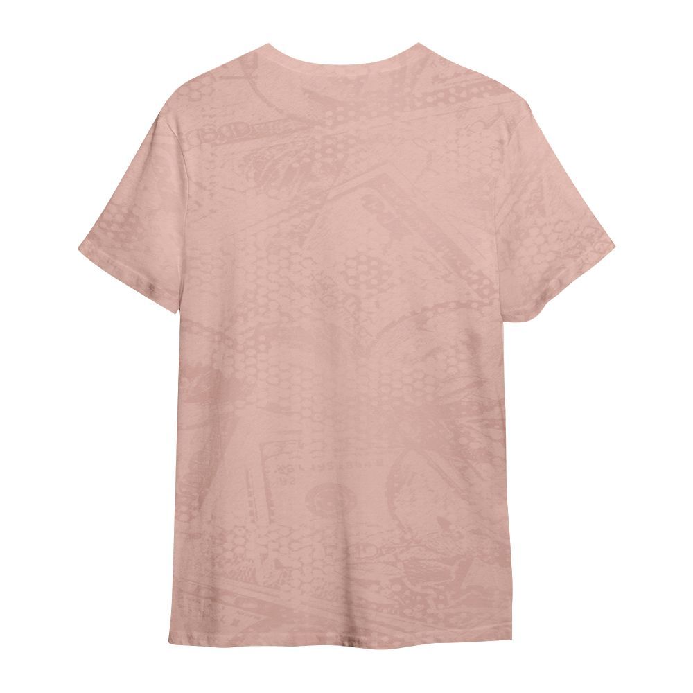 Shirt To Match Dunk Low Pink Velvet - From Rags To Riches All Over Print