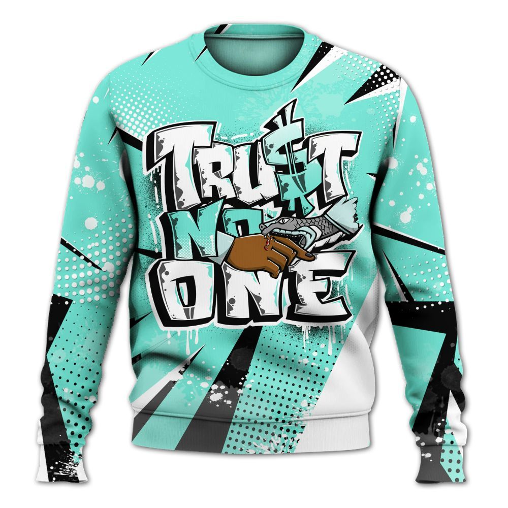 Sweatshirt To Match Retro Low Igloo 11s - Trust No One Dripping All Over Print