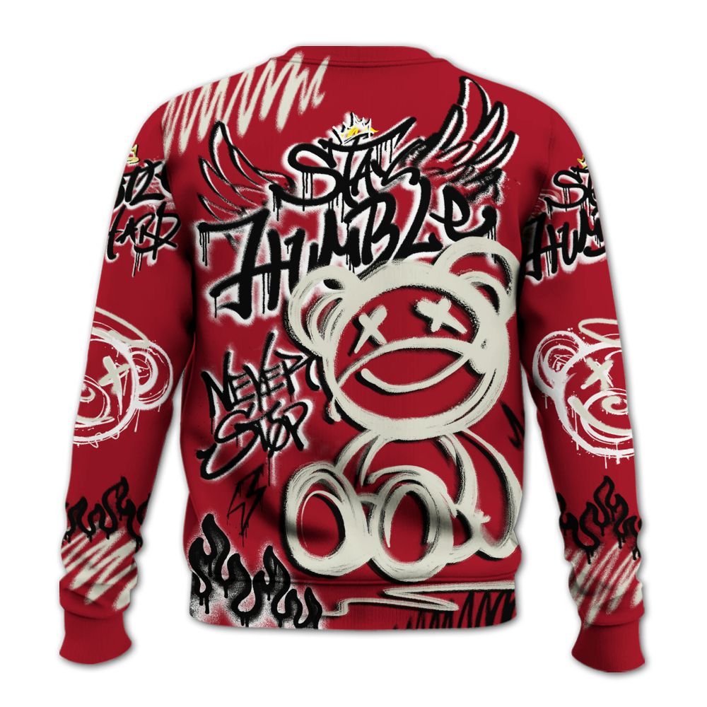 Sweatshirt To Match 2025 High OG Cinnabar 1s - Humble Drip Streetwear Graffity All Over Print
