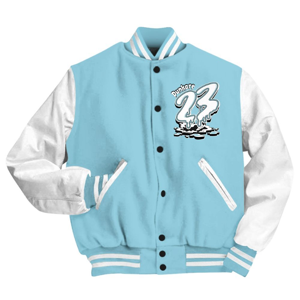 Varsity Jacket To Match Dunk High Homer Simpson - Custom Name 23 Drip All Over Print