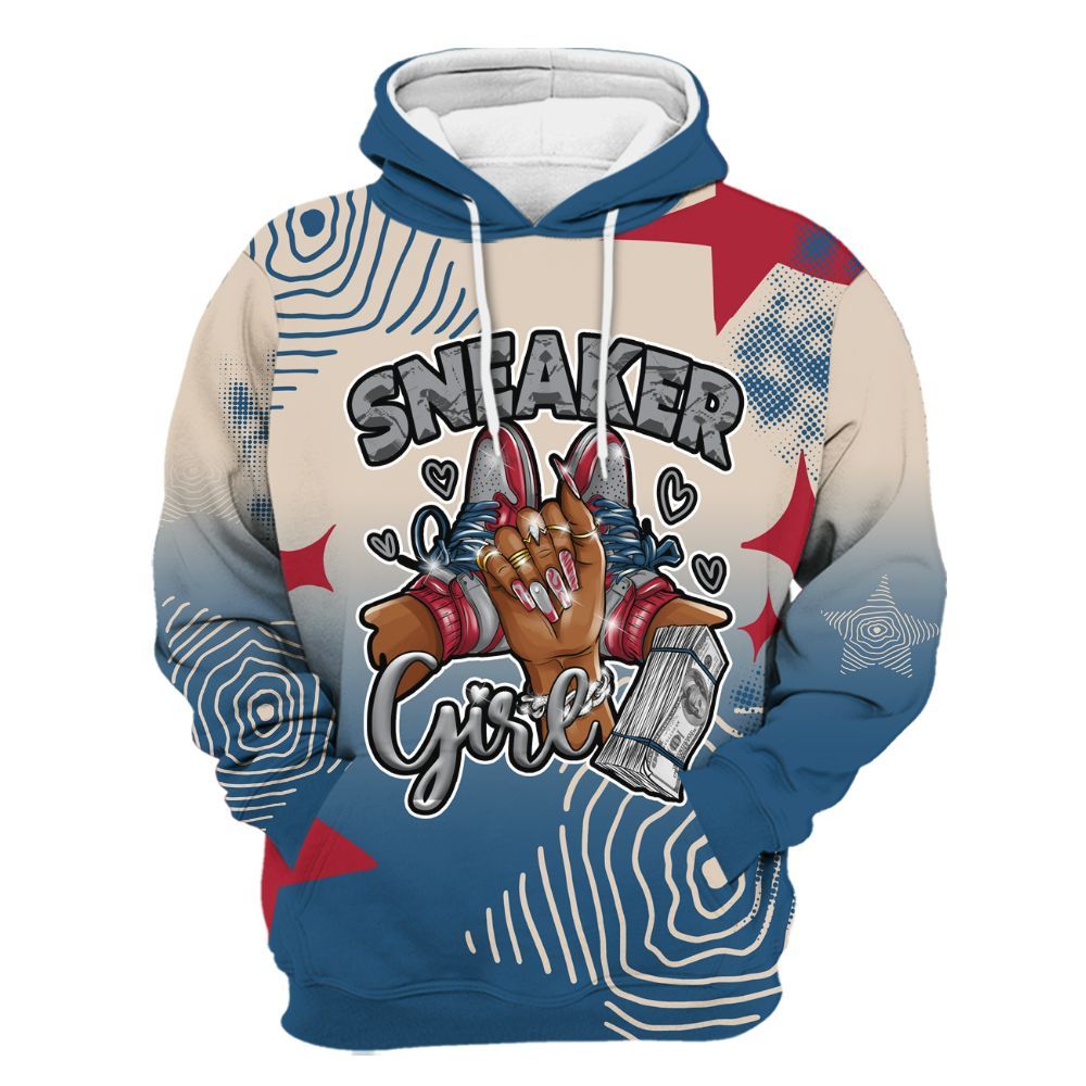 Hoodie To Match Rare Air 3s - Sneakerz Girlz Unique Starz All Over Print