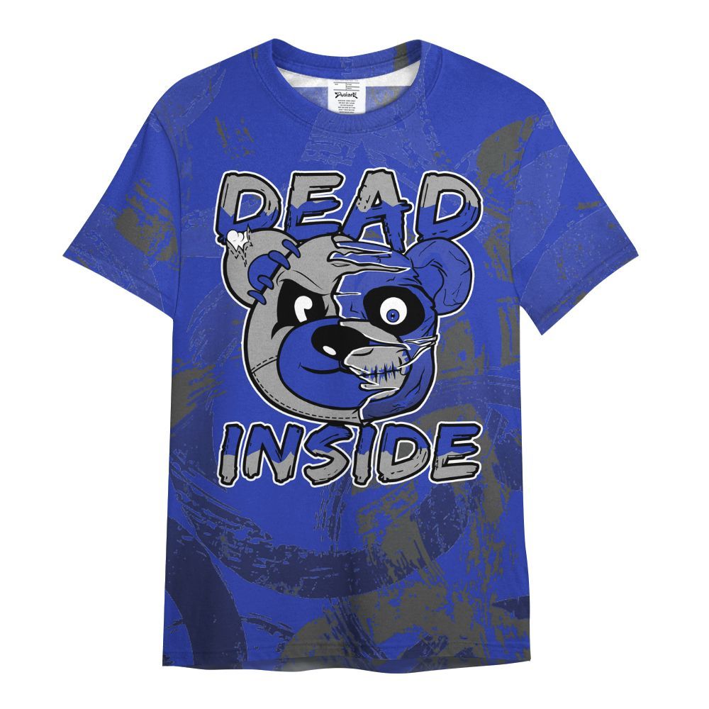 Shirt To Match Air Max Plus Black Racer Blue - Lifeless Bear Circle Slpash All Over Print