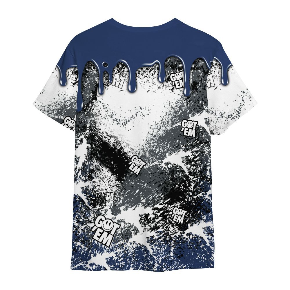 Shirt To Match Retro Flint 13s - Dripping 23 Drip All Over Print