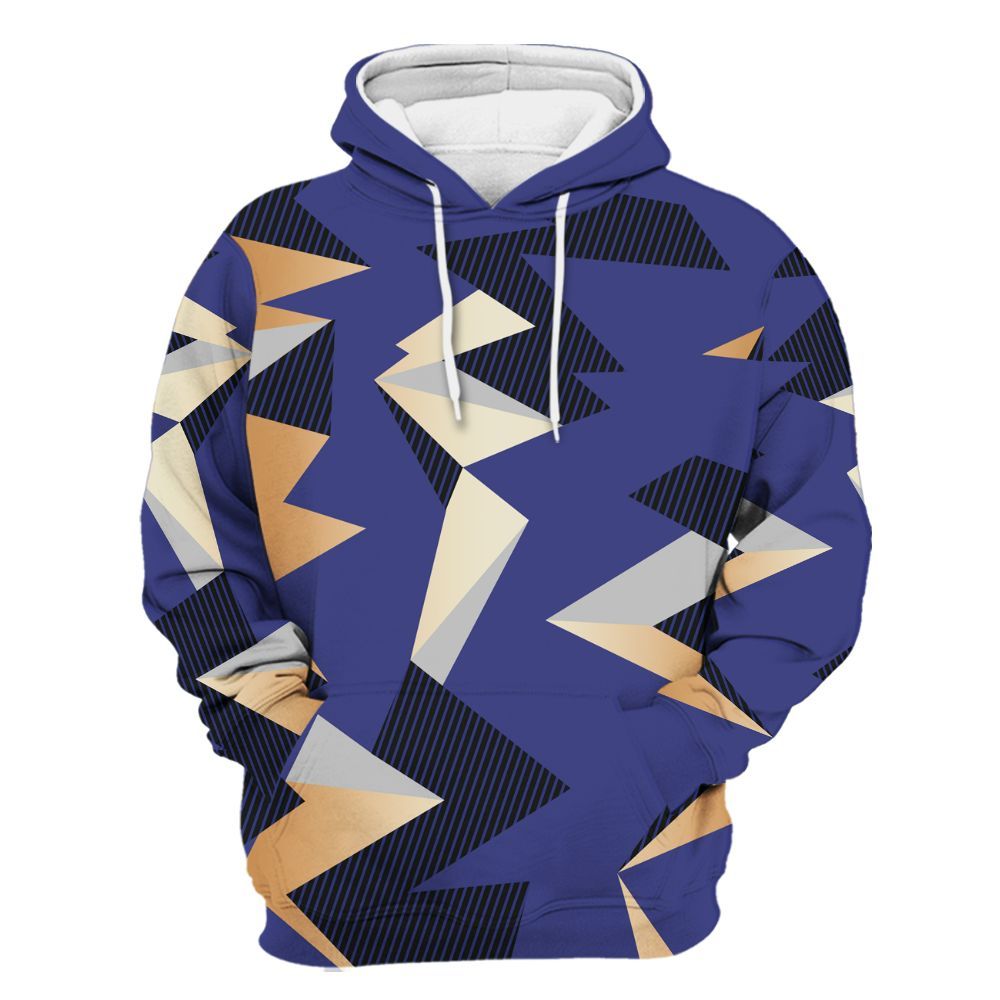 Hoodie To Match JM Pro Black Concord - Geometric Camouflage Pattern All Over Print