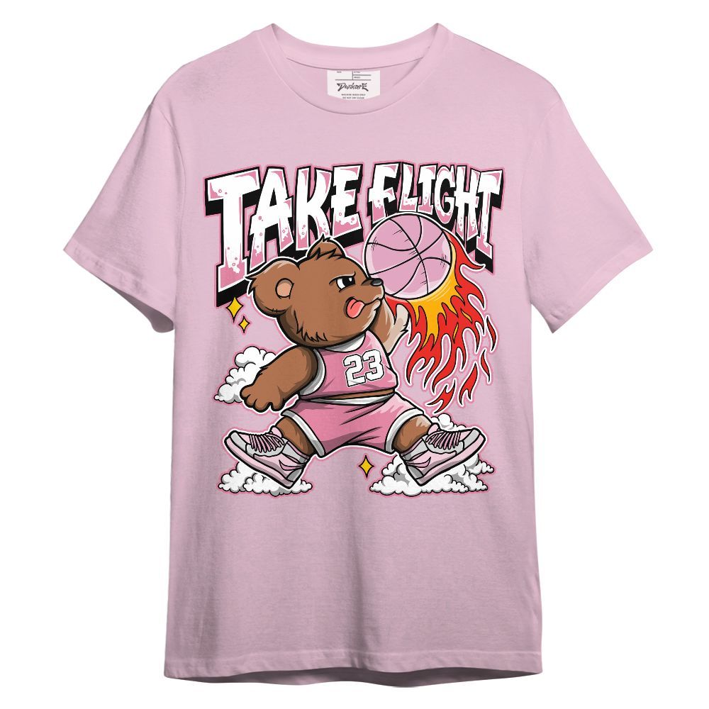 Shirt To Match Orchid 4s - Number 23 Basketball Bear Unisex Shirt