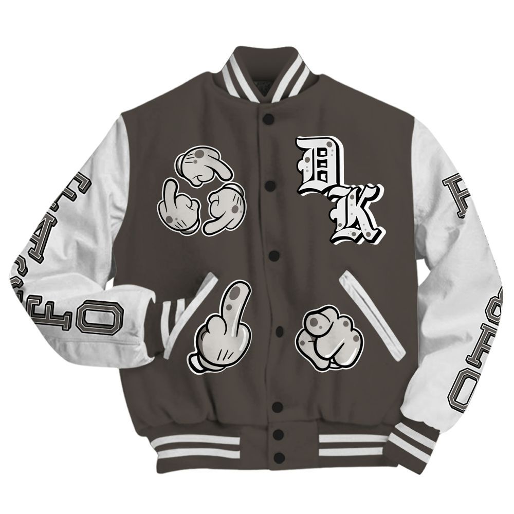 Varsity Jacket To Match Baroque Brown 12s - F Around Find Out Graphic All Over Print
