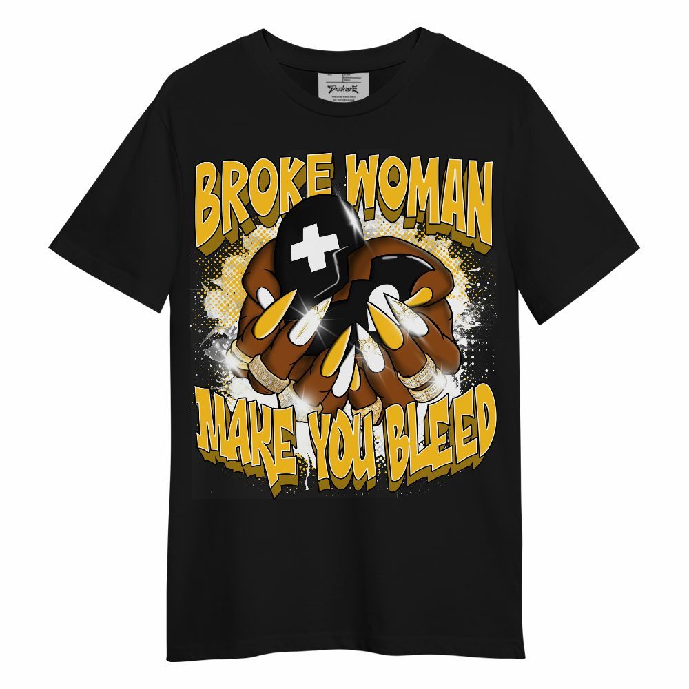 Shirt To Match Retro Aqua 5s - Broke Woman Heart Retro Unisex Shirt