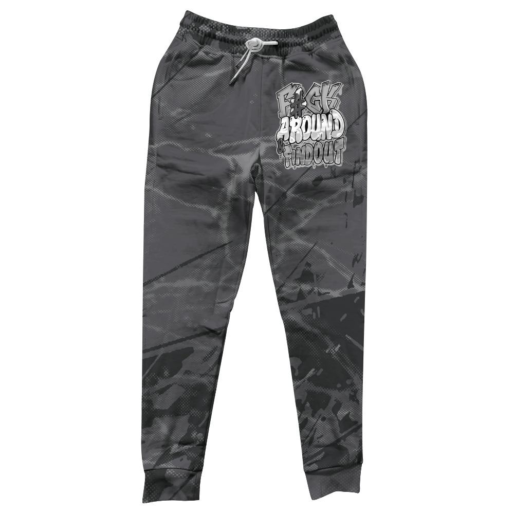 Sweatpant To Match White Thunder 4s - F Around Find Out Graphic Profound All Over Print