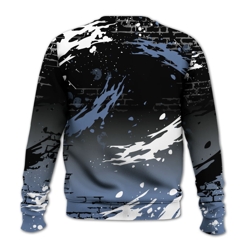 Sweatshirt To Match Mid Space Jam 1s - Values Of Loyalty Drip All Over Print