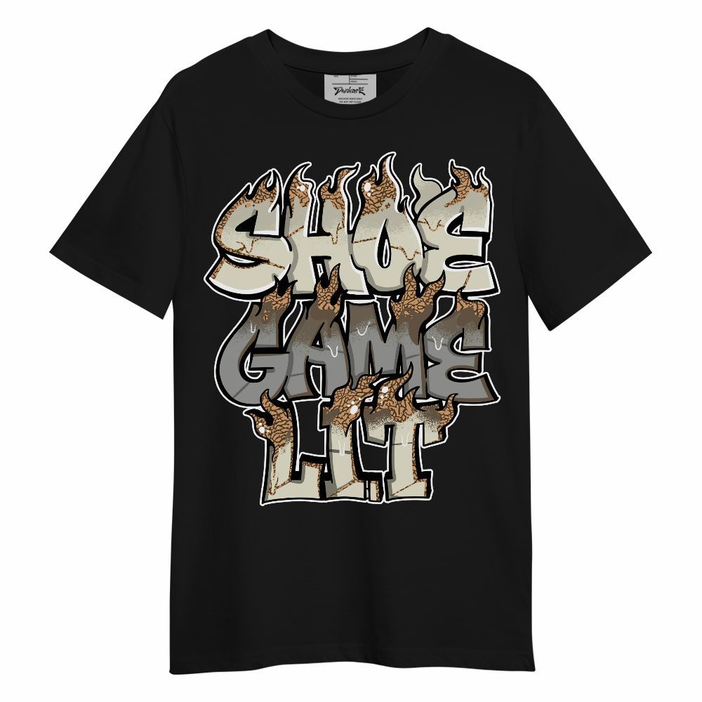 Shirt To Match Orewood Brown 3s - Shoe Game Lit Graphic Unisex Shirt