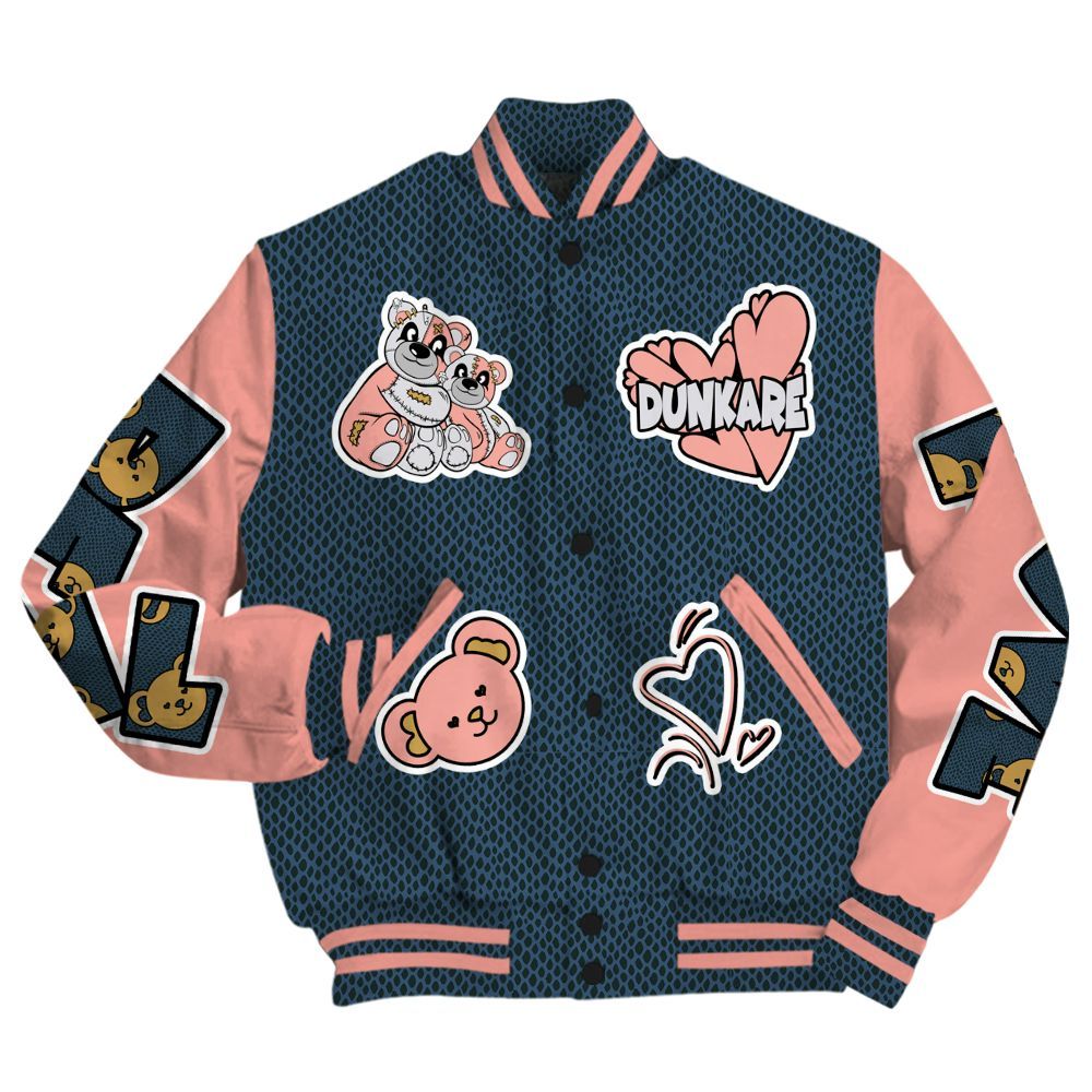 Varsity Jacket To Match Lebron XXI GS Olympic - Sincere Fondness Bear All Over Print