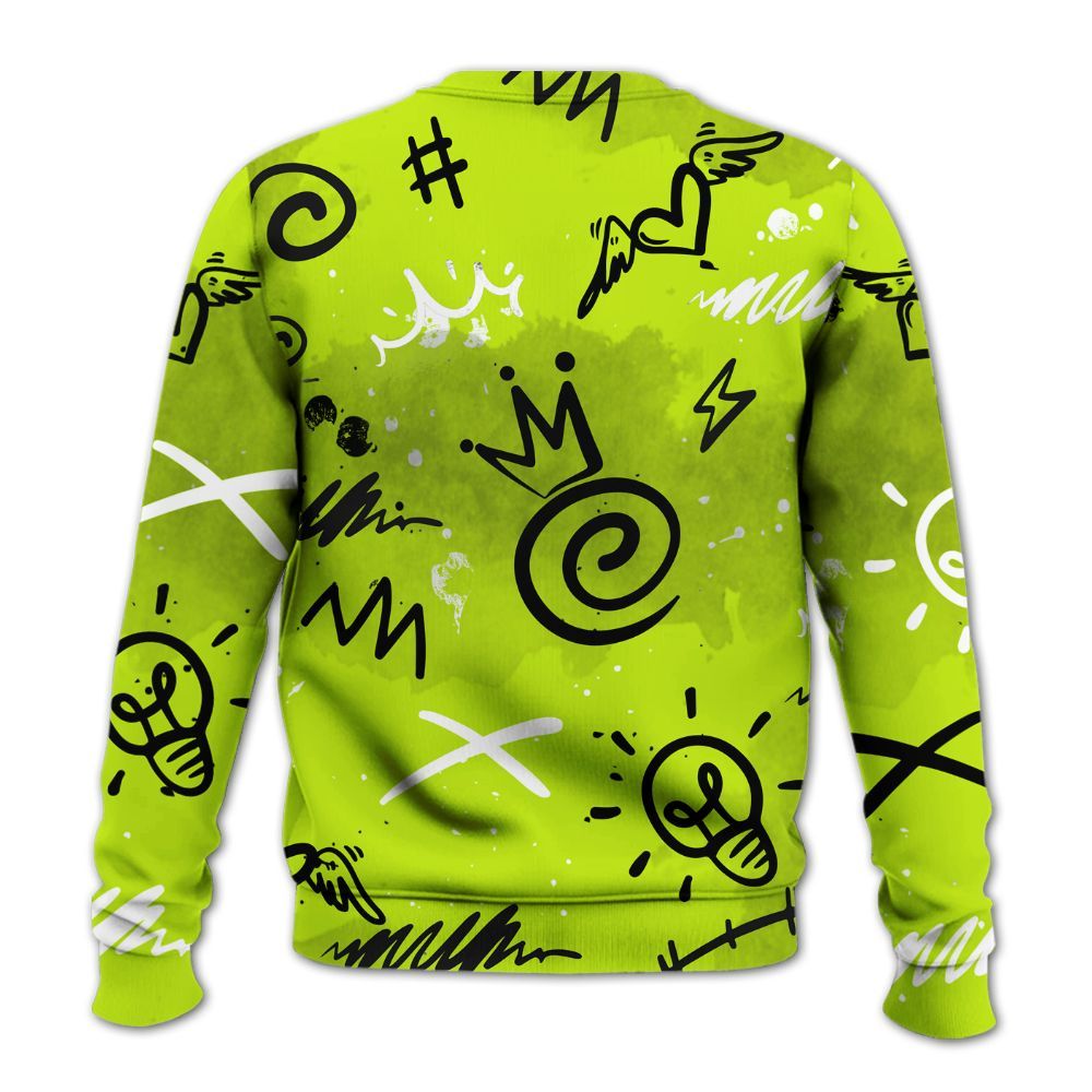 Sweatshirt To Match GS Black Barely Volt 11s - Drip Been Di2ferent All Over Print