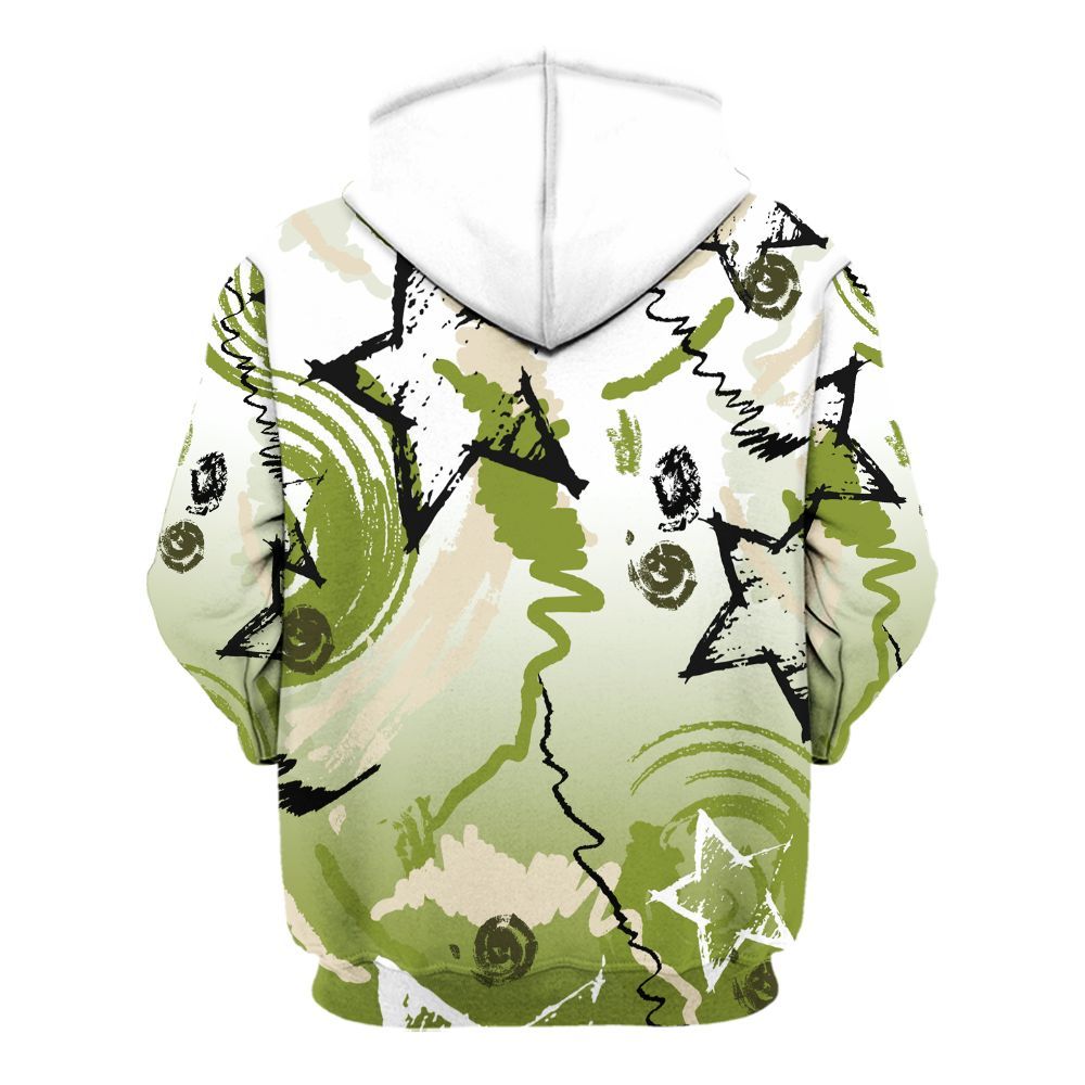 Hoodie To Match SB Dunk Low Asparagus - Grind Shine Later Drip All Over Print