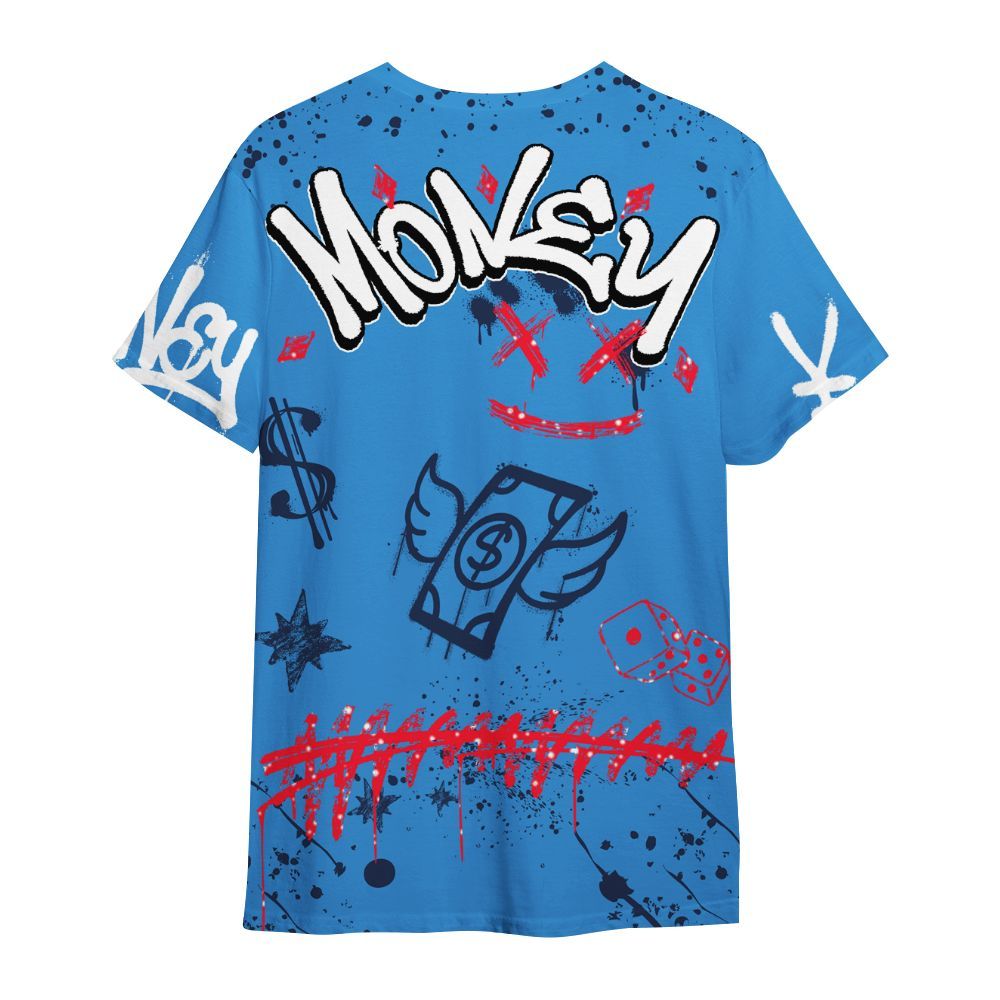Shirt To Match Retro Blueberry 6s - Everybody Paid In Full Crayon All Over Print
