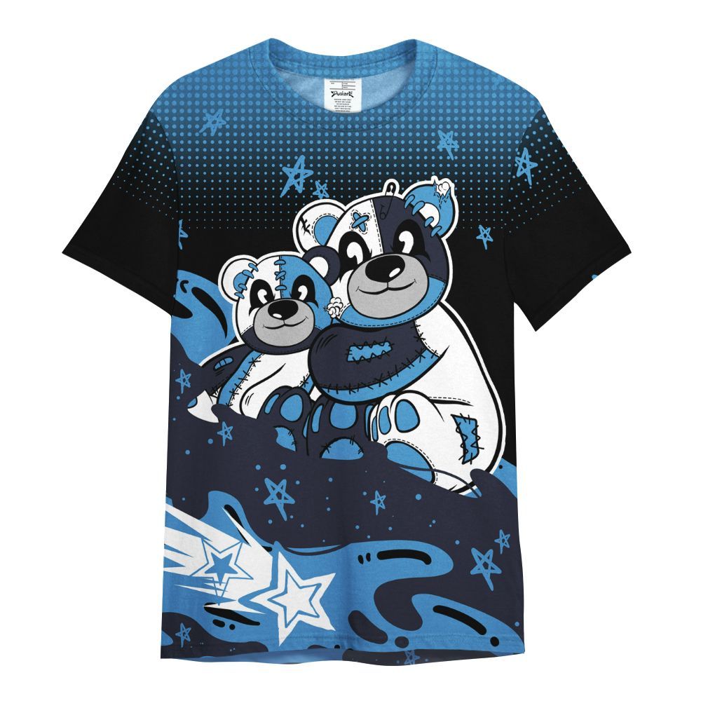 Shirt To Match Low OG Obsidian 1s - Sincere Fondness Bear Stars All Over Print