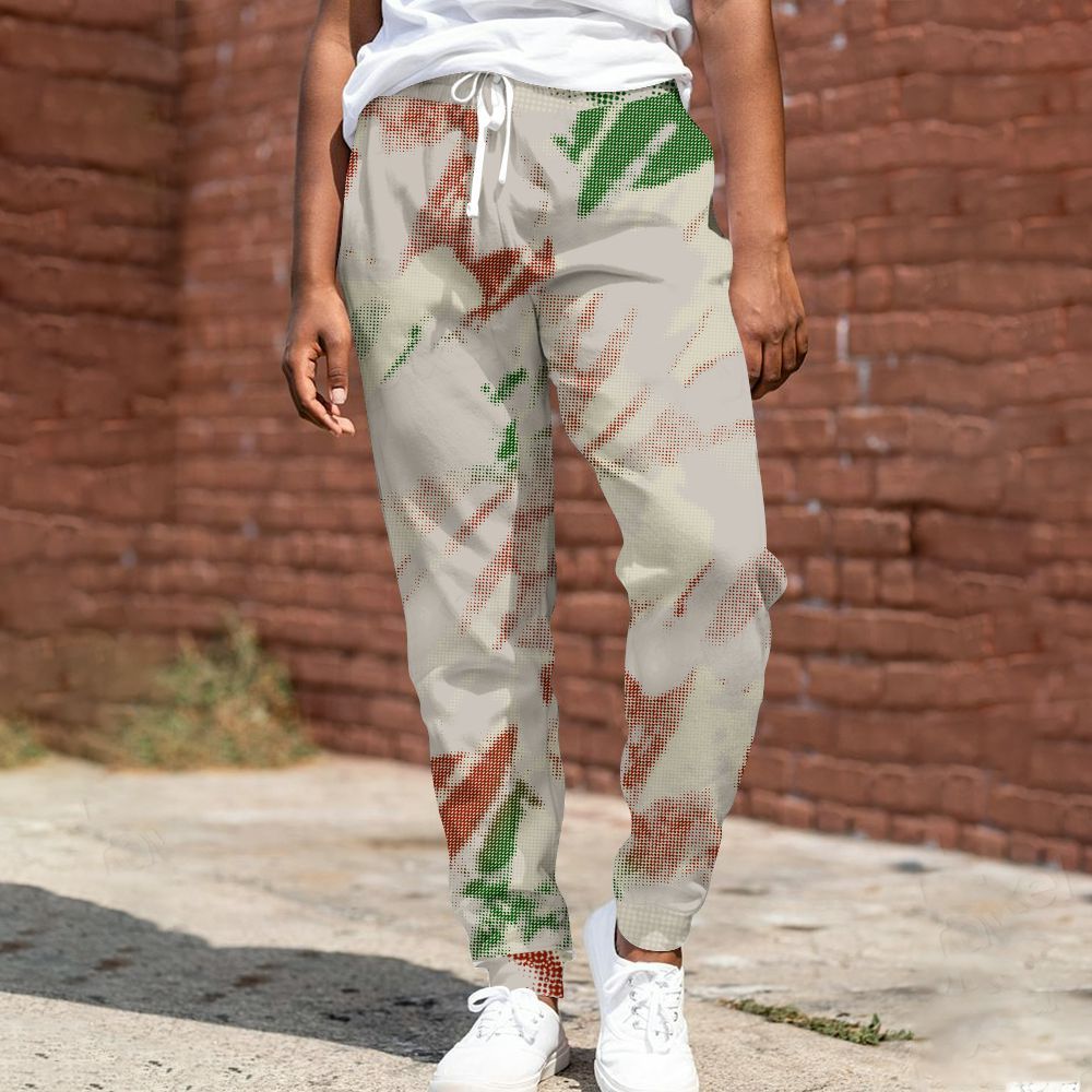 Sweatpant To Match El Grito 5s - Abstract Halftone Graphic All Over Print