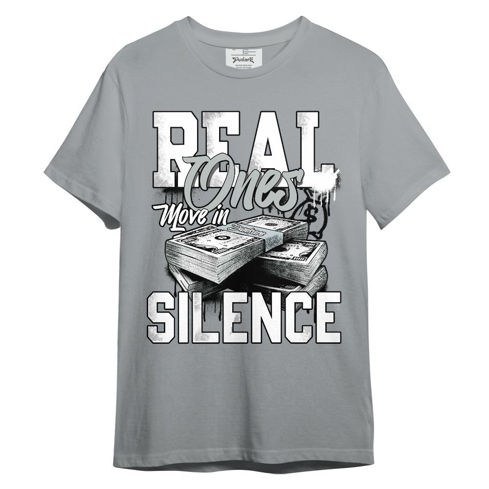 Shirt To Match Black Wolf Grey 12s - Move In Silence Money Retro Unisex Shirt