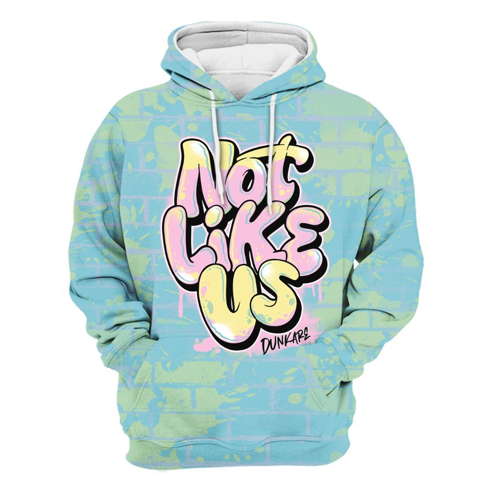 Hoodie To Match SB Dunk Low Visty - None Like Us Graphic Brick Art All Over Print