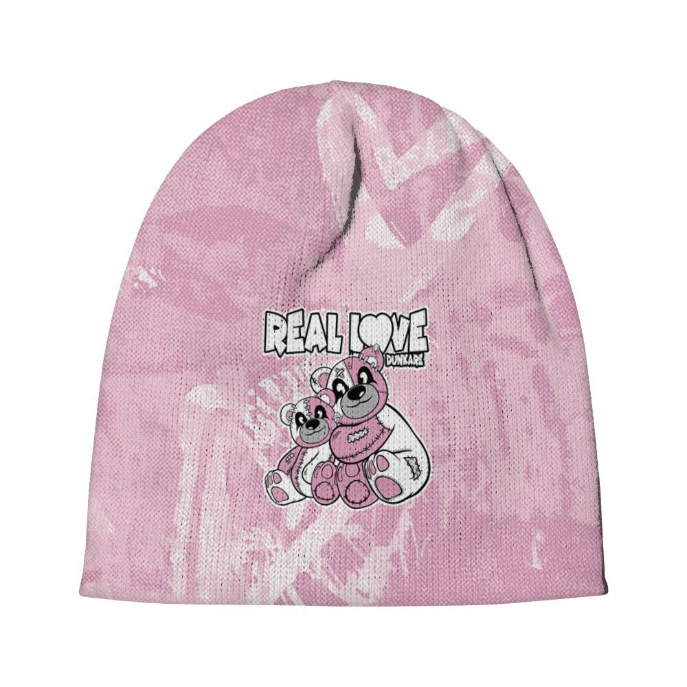 Beanie Hat To Match Orchid 4s - Sincere Fondness Bear Graphic
