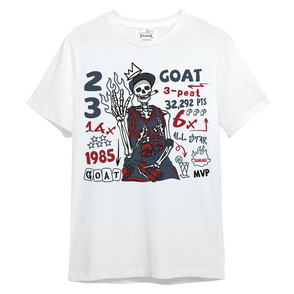 Shirt To Match Navy Blue 2024 6s - Number 23 G.0.A.T Unisex Shirt