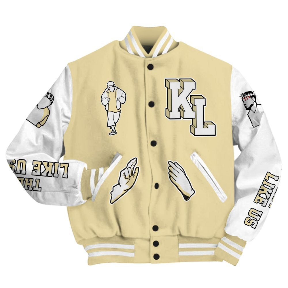 Varsity Jacket To Match Women Phantom 12s - Dislike Us Graphic All Over Print