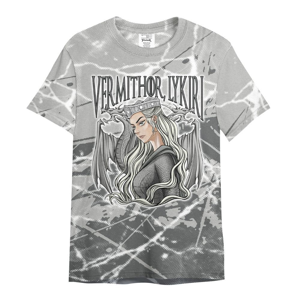 Shirt To Match Retro Wet Cement 4s - Dragon's Mom! Profound All Over Print