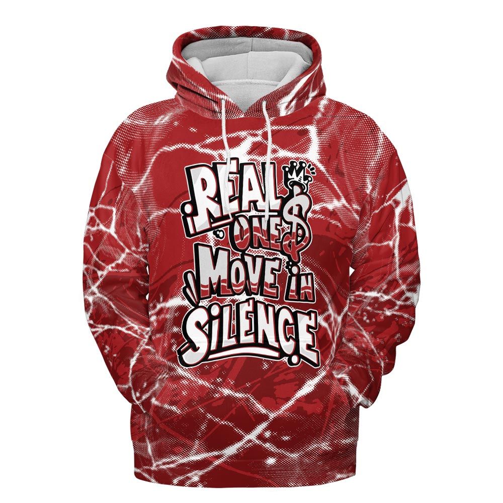 Hoodie To Match Red Taxi 12s Hoodie - Ones Move In Silence Graphic Profound Hoodie Unisex