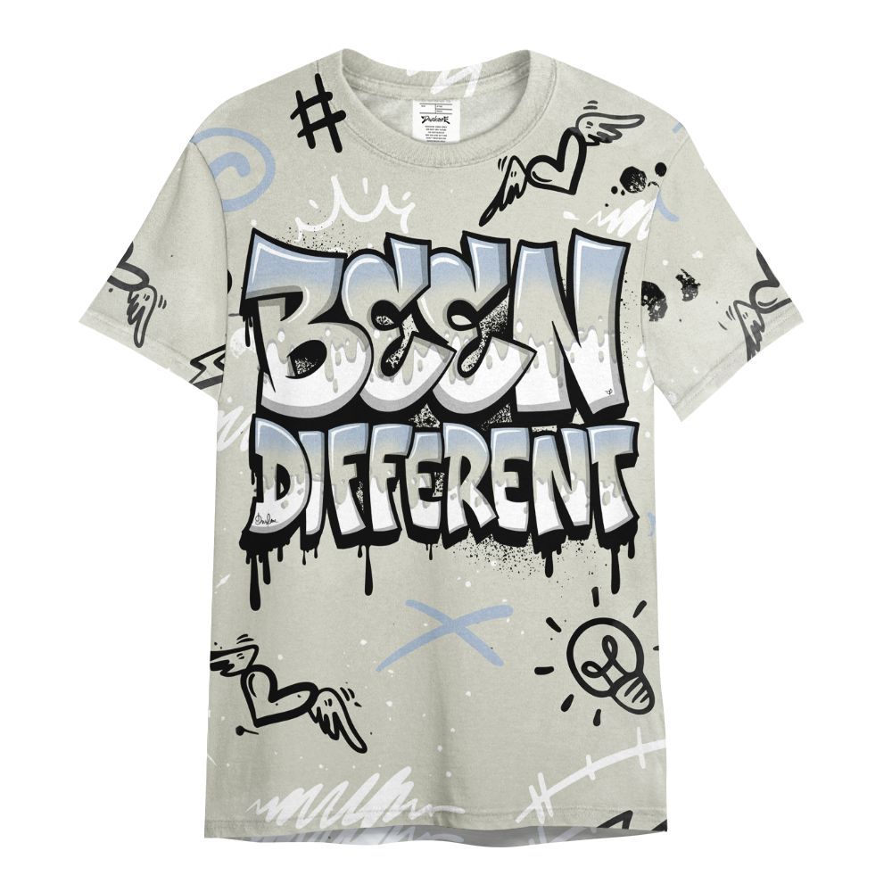 Shirt To Match Low OG Wolf Grey 1s - Drip Been Di2ferent All Over Print