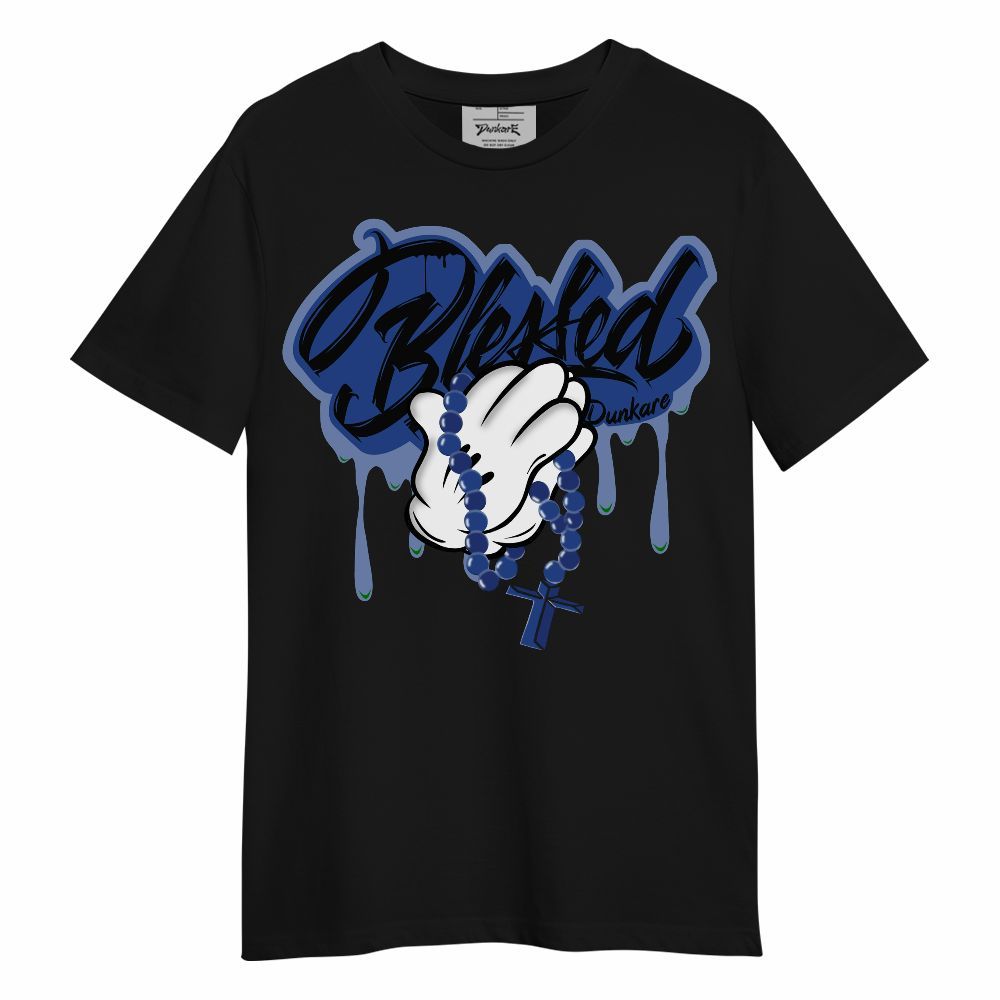 Shirt To Match Retro Hyper Royal 13s - God Blessed Drip Graphic