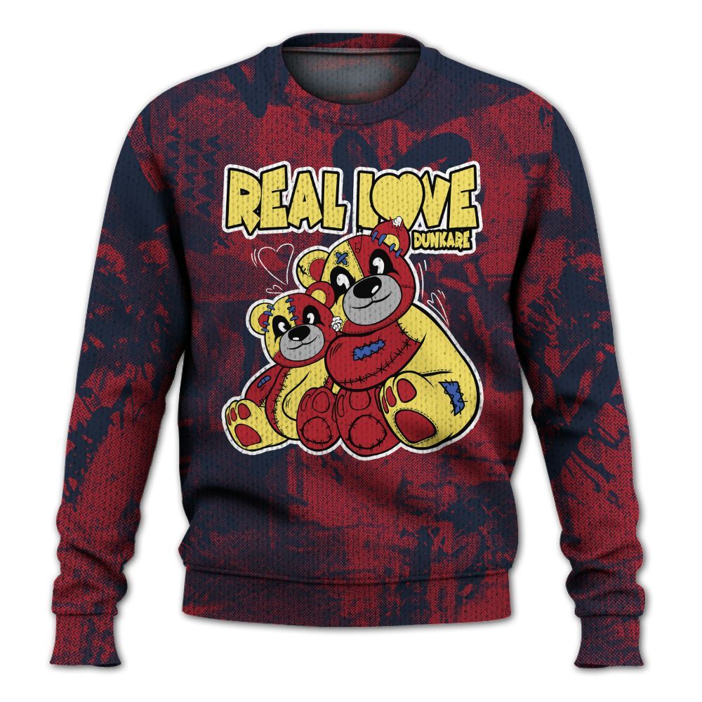 Knitted Sweater To Match Dunk Low COJP What The 2024 - Sincere Fondness Bear