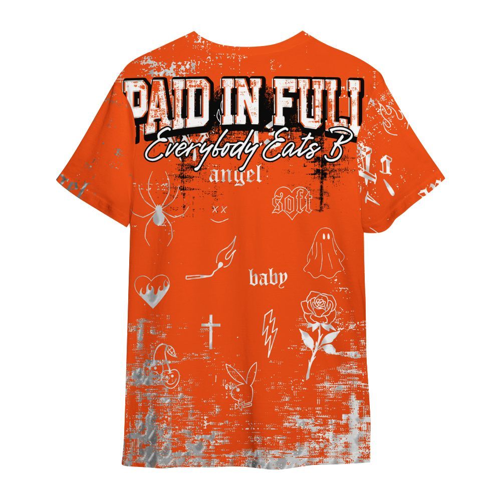 Shirt To Match Kobe 6 Protro Total Orange - Paid In Full Money All Over Print