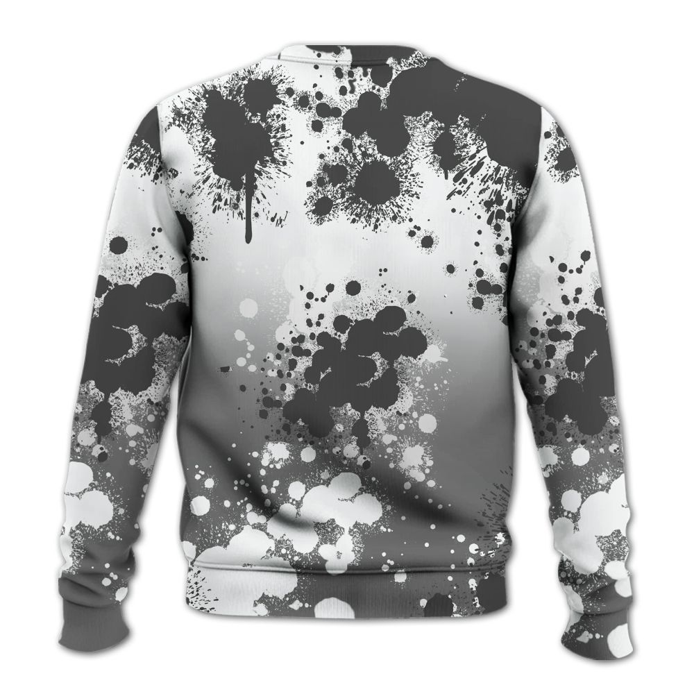 Sweatshirt To Match Retro Stealth 12s - God Blessed Ink Drip All Over Print