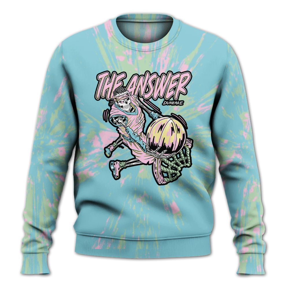 Sweatshirt To Match SB Dunk Low Visty - The Answer Skeleton Luxury All Over Print