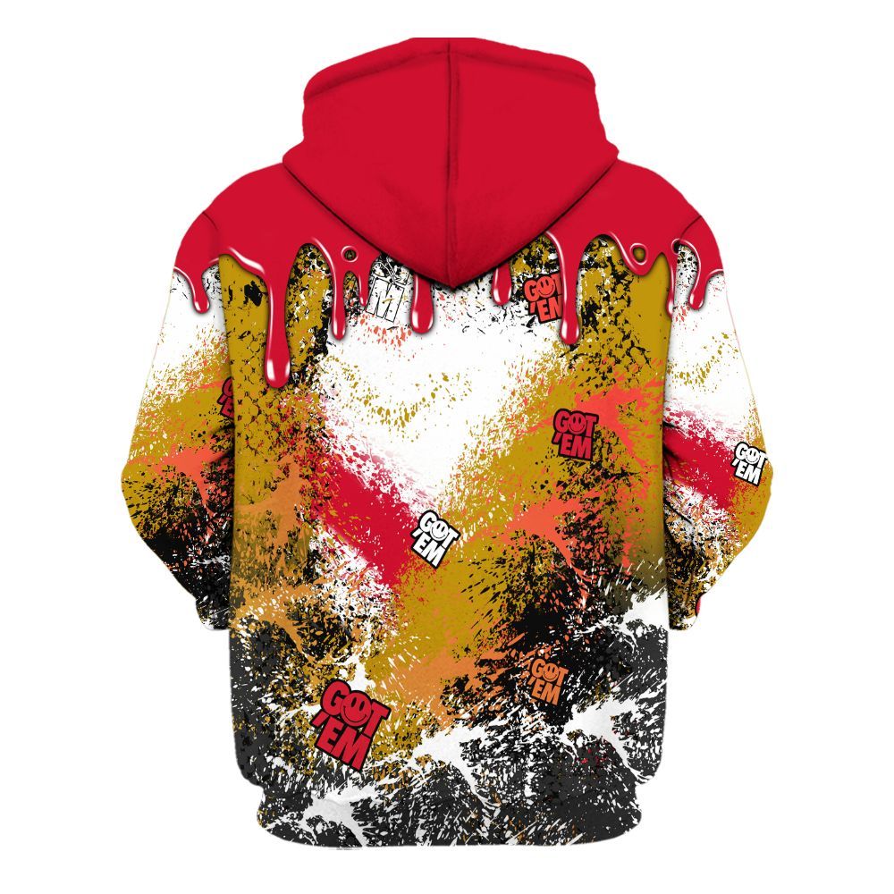 Hoodie To Match Ja 3 Raptor - Dripping 23 Drip All Over Print