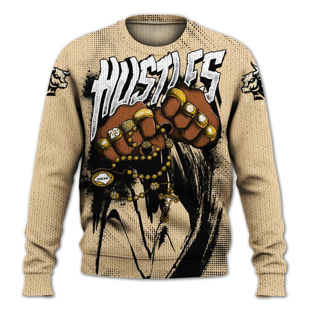 Knitted Sweater To Match Dunk Low Strawberry Waffle - Hustle Make Money