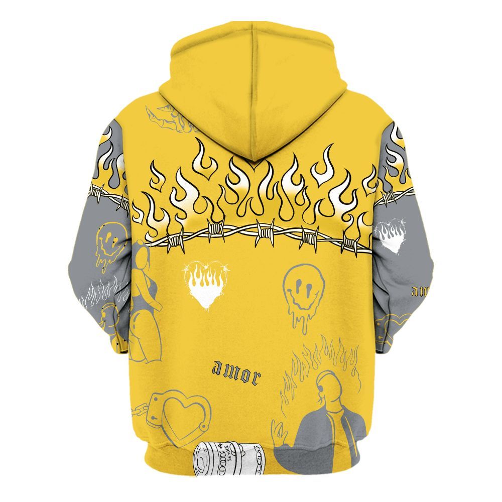 Hoodie To Match Retro Tokyo 5s, Snake Trust No One All Over Print