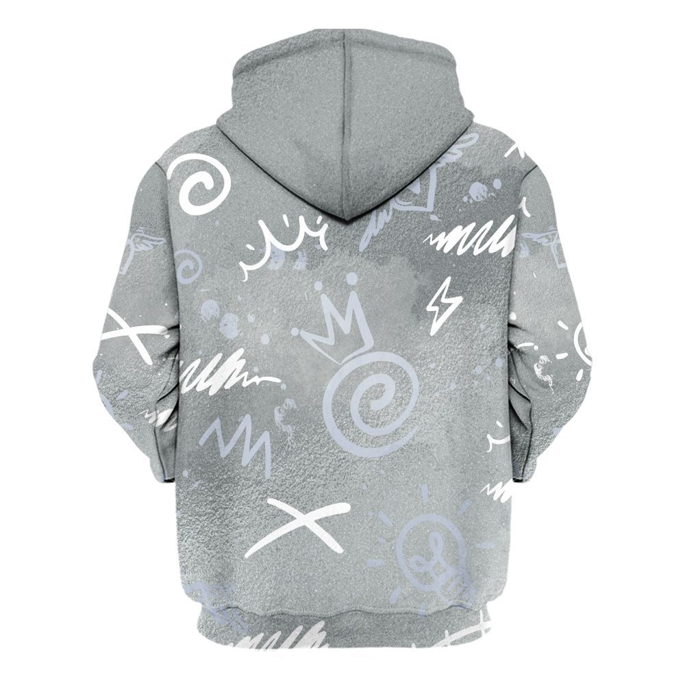 Hoodie To Match White Metallic 2026 5s - Drip Been Di2ferent All Over Print