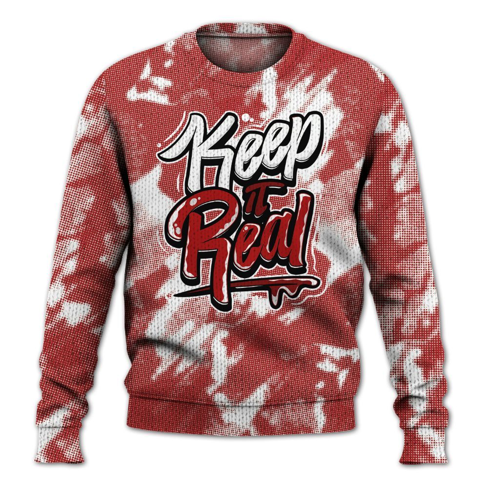 Knitted Sweater To Match Red Taxi 12s - Keeping It Reals Shirt Unisex Oufit